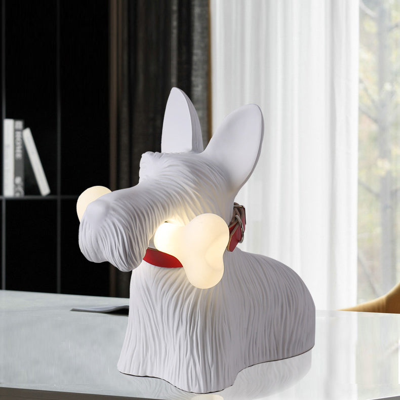 Modern Resin Cartoon Dog Table Lamp - Cueteks