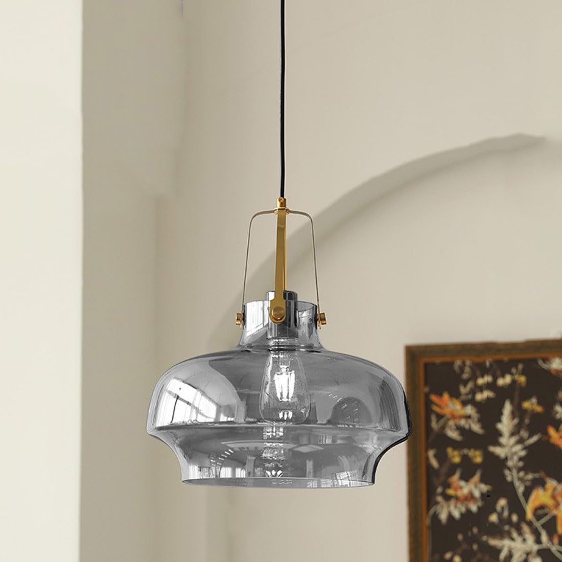 Modern Clear Fish Tank Shaped Glass Pendant Light - Cueteks