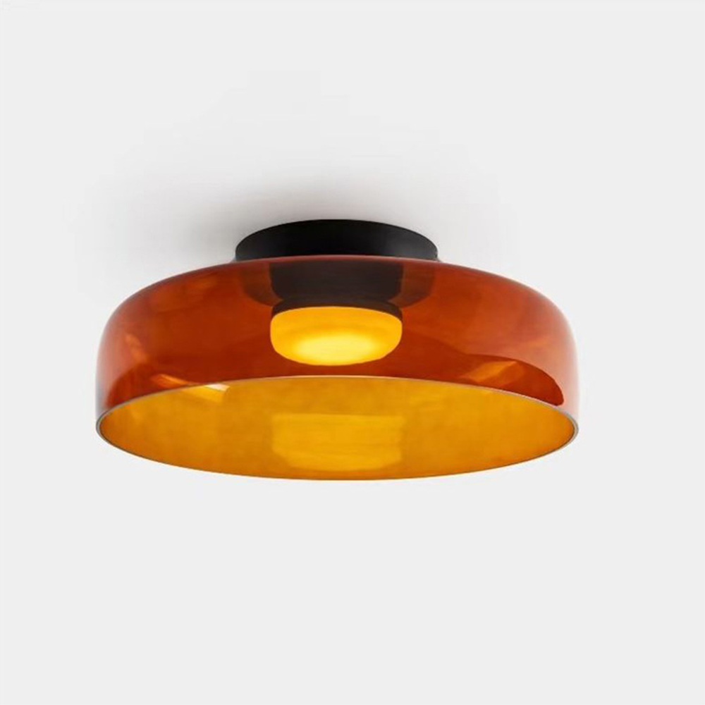 Nordic Designer Creative Personality Medieval Glass Ceiling Lamp - Cueteks
