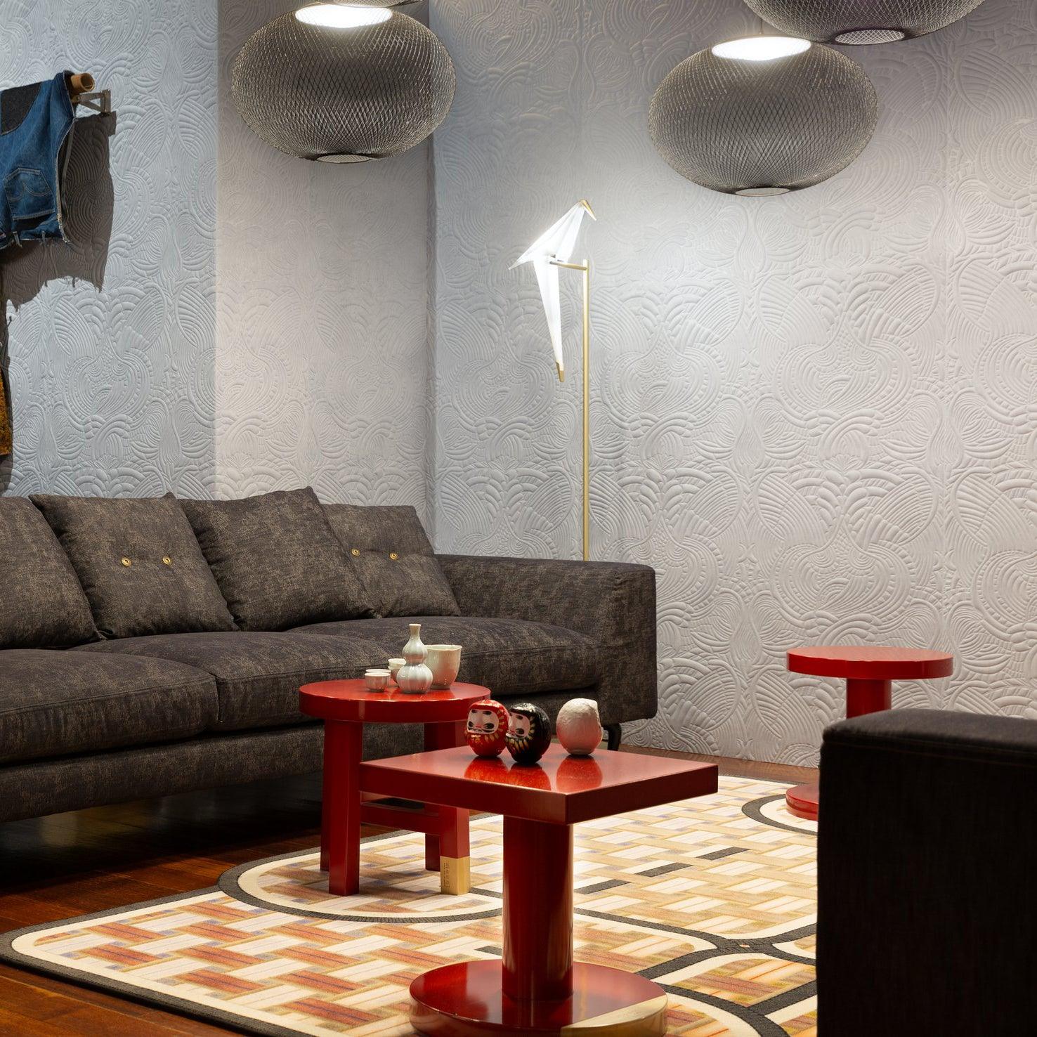 Metallic Meshwork Pendant Lamp - Cueteks