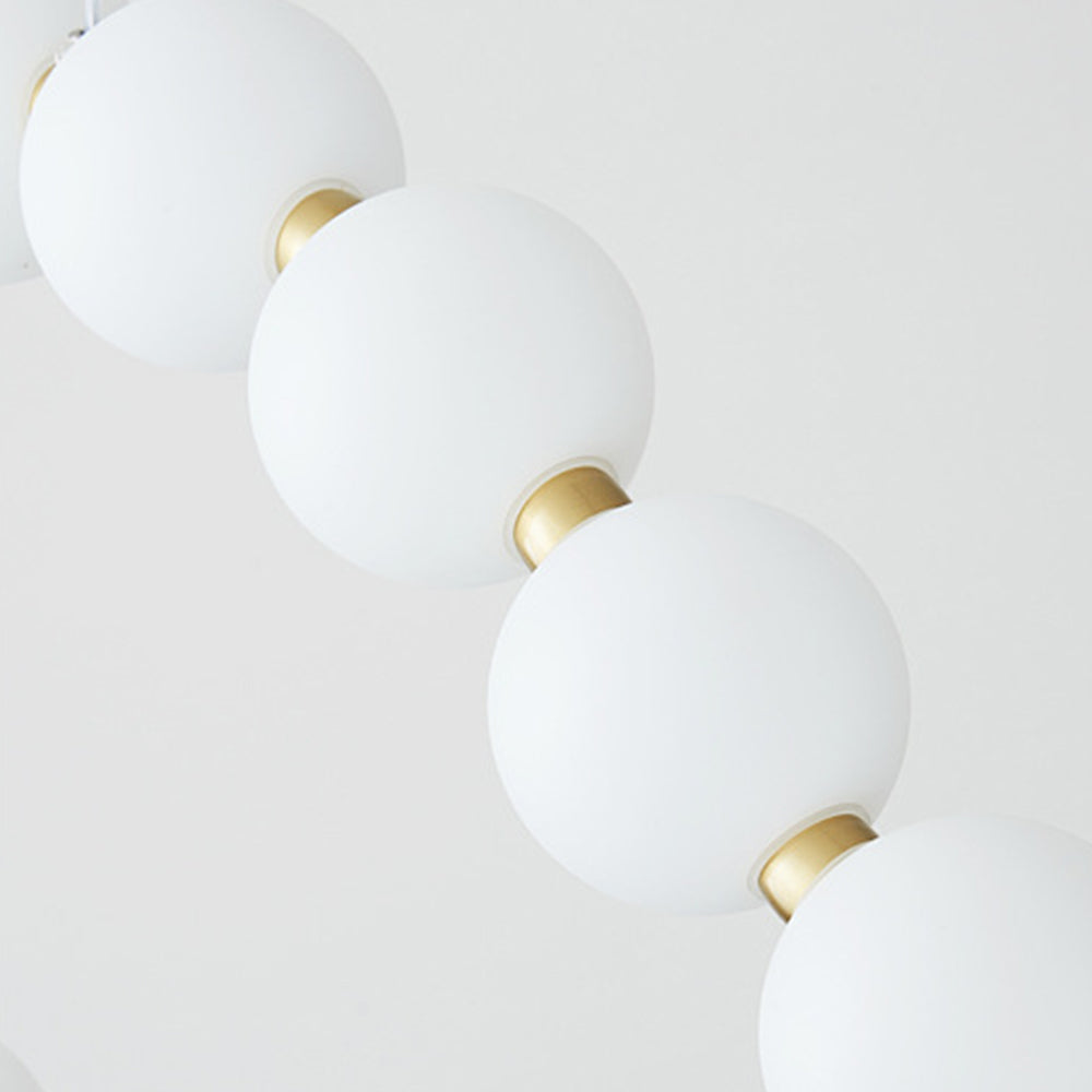 Creative Necklace String White Ball LED Pendant Lights - Cueteks