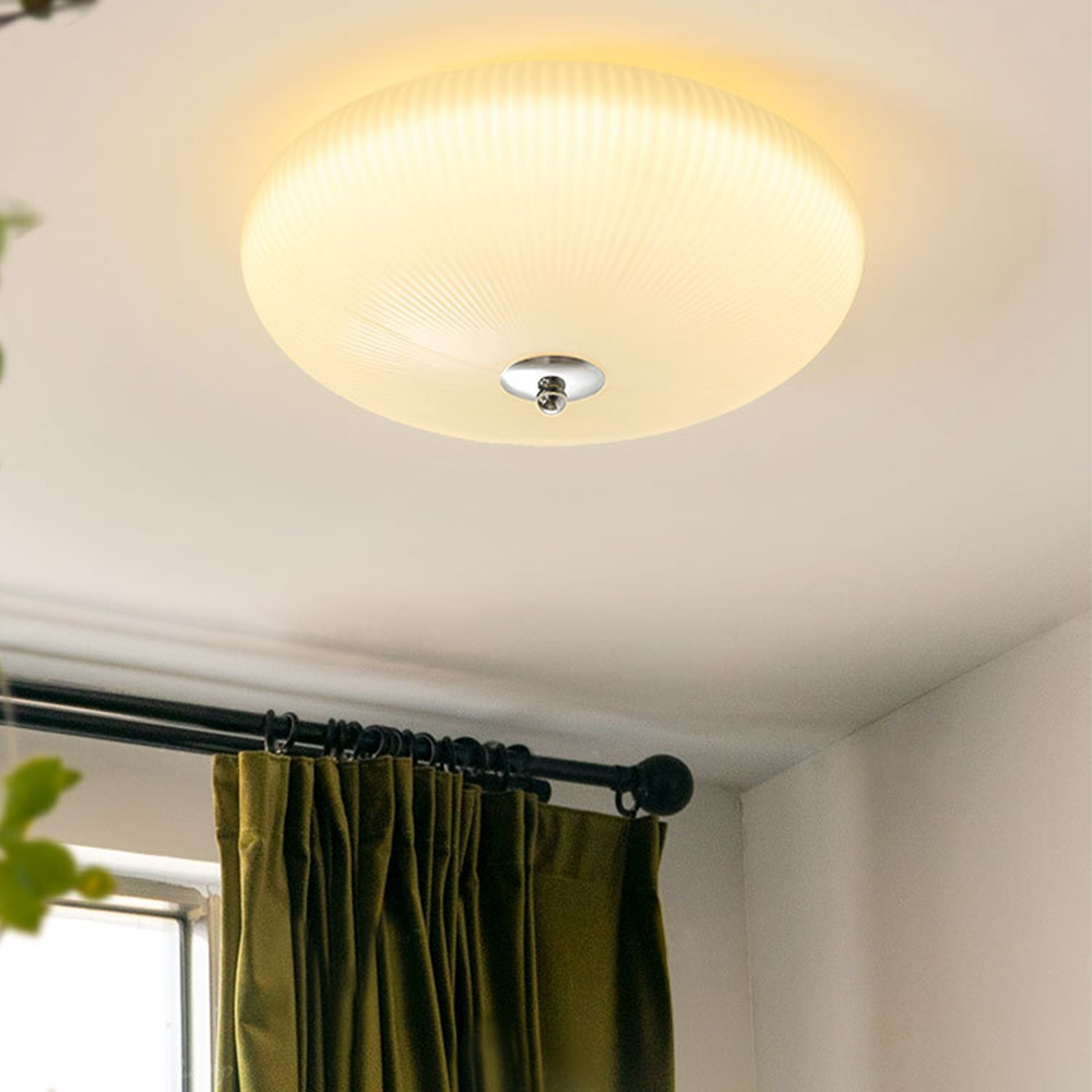 French Simple Glass Ceiling Lamps - Cueteks