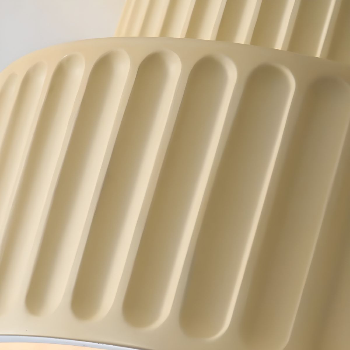 Vintage Cream Style Drum Semi Flush Mount Ceiling Lamp - Cueteks