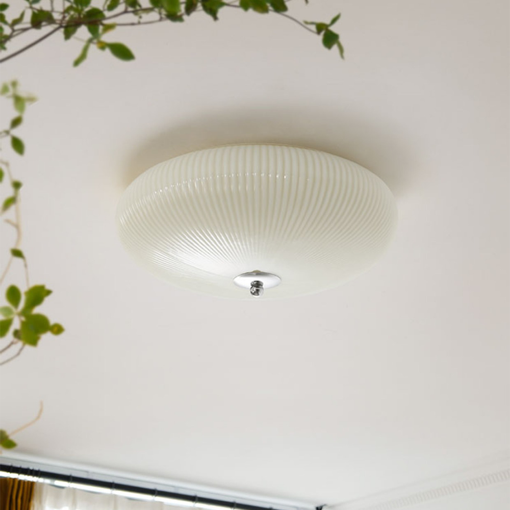 French Simple Glass Ceiling Lamps - Cueteks