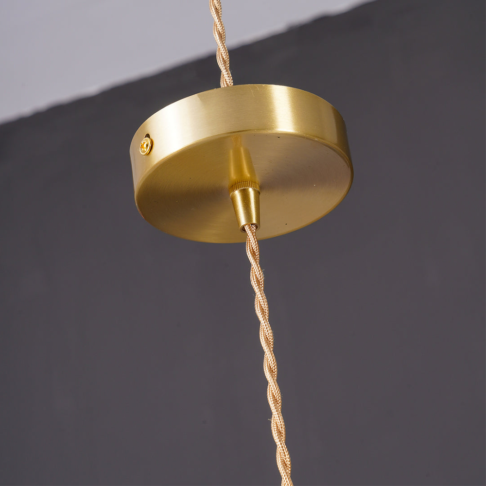 Stylish Hibiscus Flower Glass Pendant Light - Cueteks