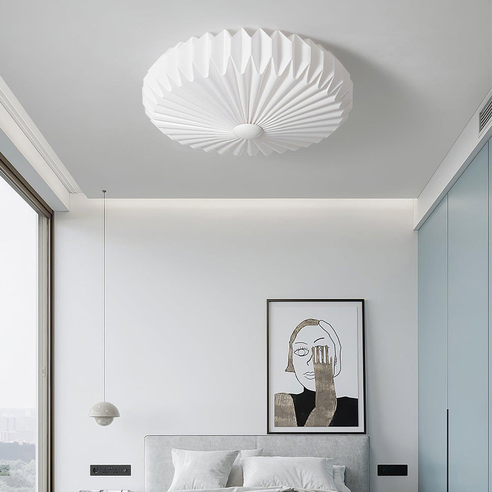 Creative Cloud Shape LED Pleated Origami Ceiling Light - Cueteks