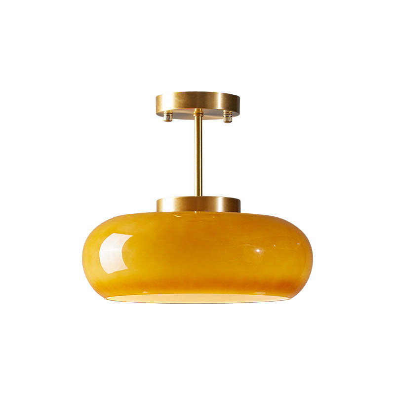 Vintage Round Glass Ceiling Lights - Cueteks