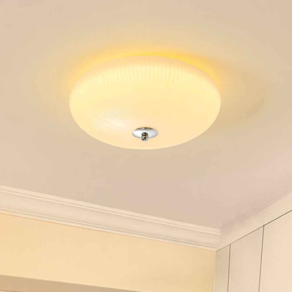 French Simple Glass Ceiling Lamps - Cueteks