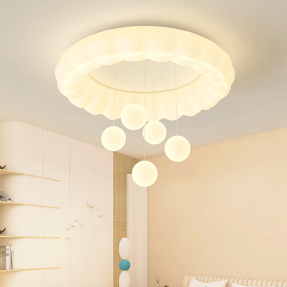 French Warm Ceiling Light For Kids Room - Cueteks