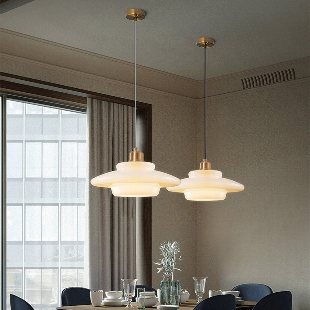 Nordic Minimalist Glass Pendant Light - Cueteks