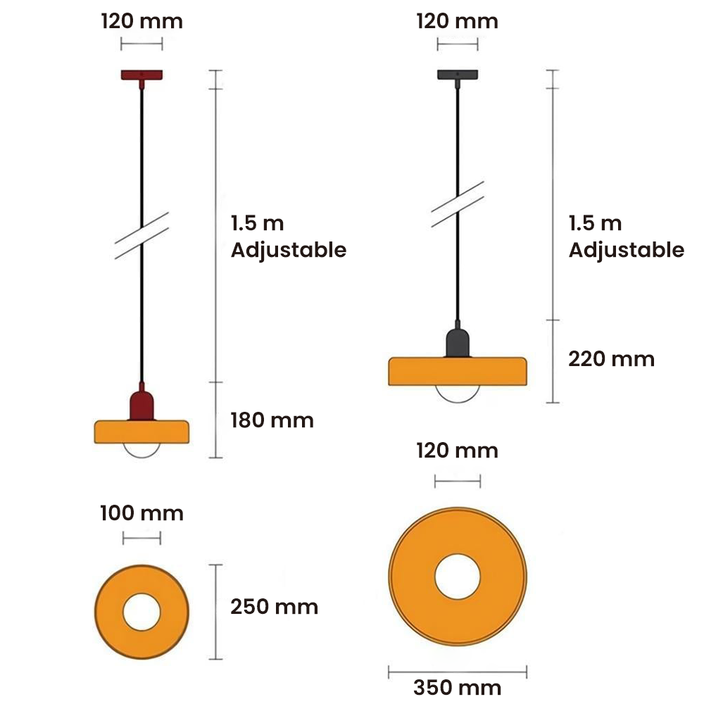 Modern Glass Pendant LED Light - Cueteks