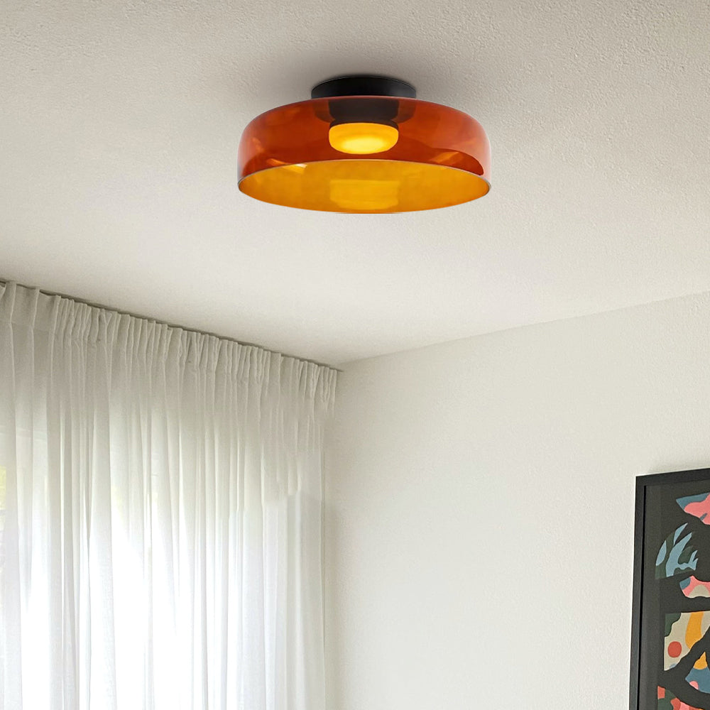 Nordic Designer Creative Personality Medieval Glass Ceiling Lamp - Cueteks