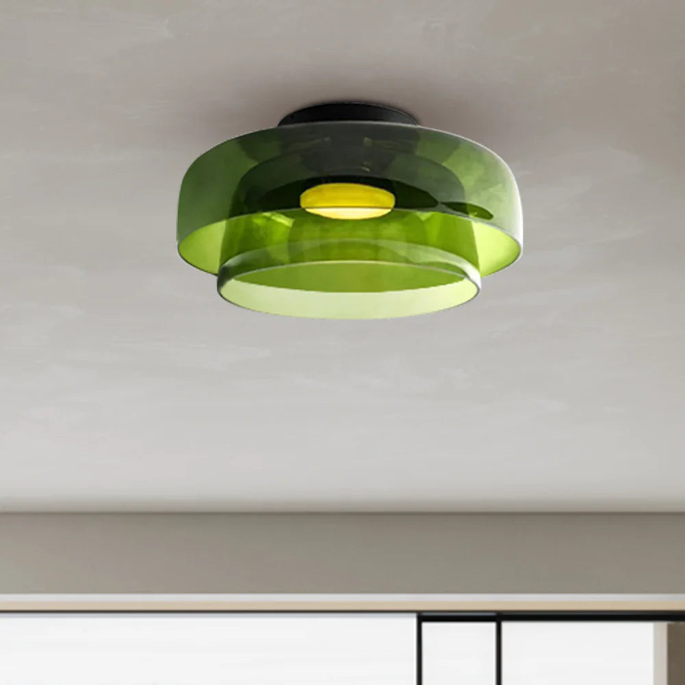 Nordic Designer Creative Personality Medieval Glass Ceiling Lamp - Cueteks