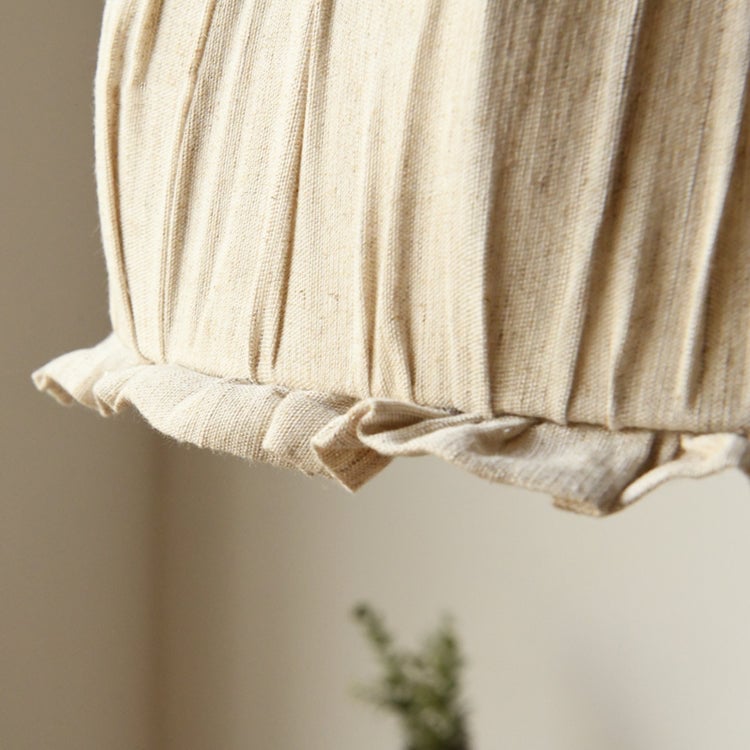 Schlichte Pendelleuchte aus Stoff für Esszimmer & Schlafzimmer - Cueteks