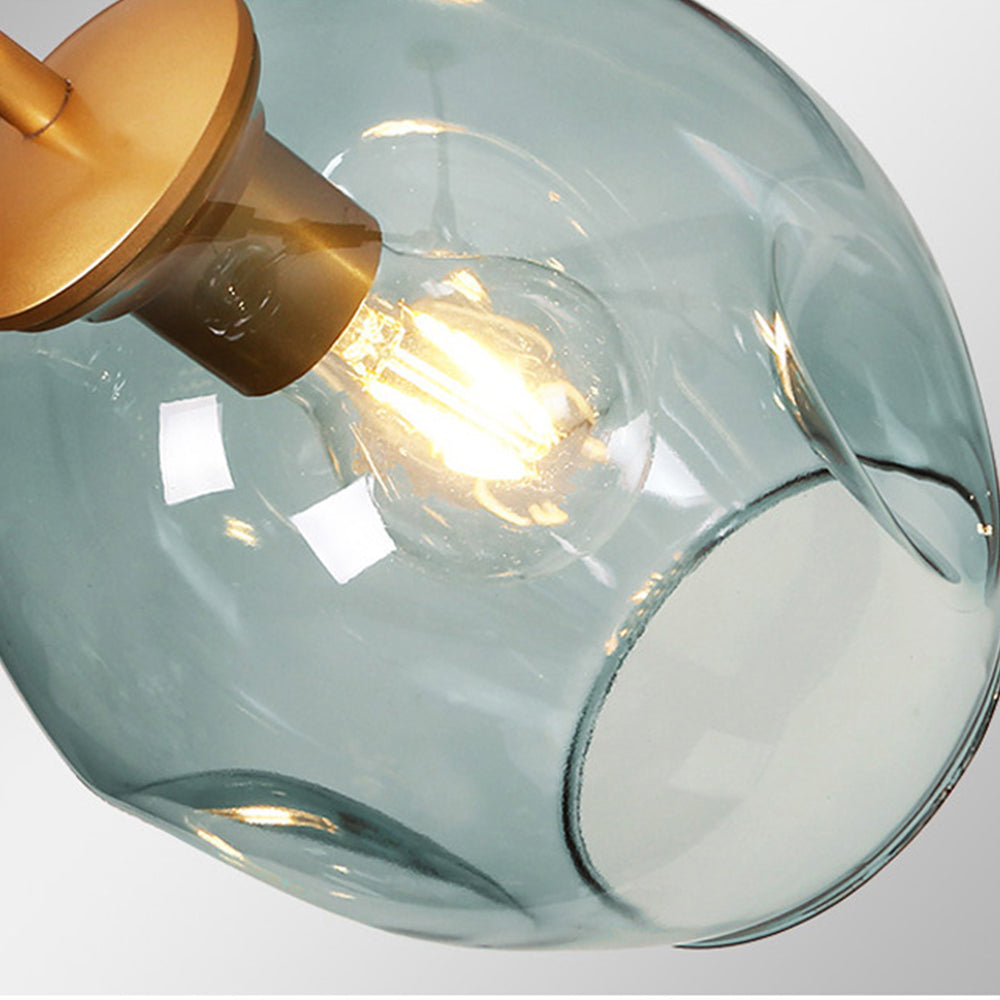 Branching Bubble Glass Ball Chandelier for Living Room - Cueteks