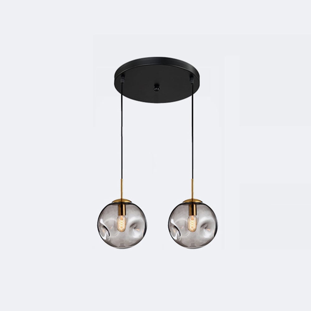 Hailie Cluster Pendelleuchte 2 Farbe, 1/2 Kopf - Cueteks