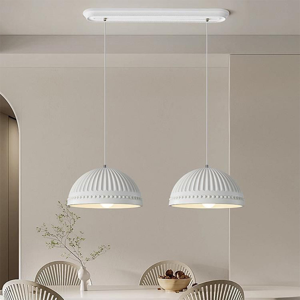 Cream Style Resin Creative Pendant Light - Cueteks