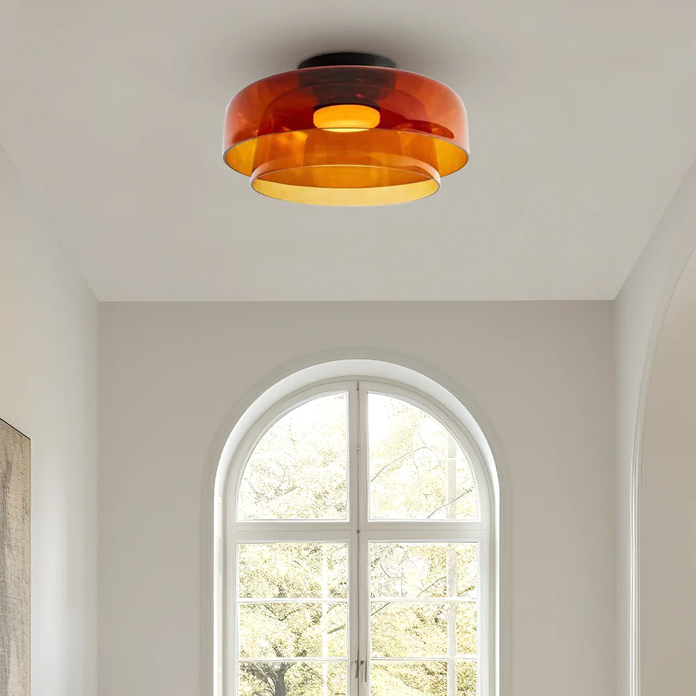 Nordic Designer Creative Personality Medieval Glass Ceiling Lamp - Cueteks