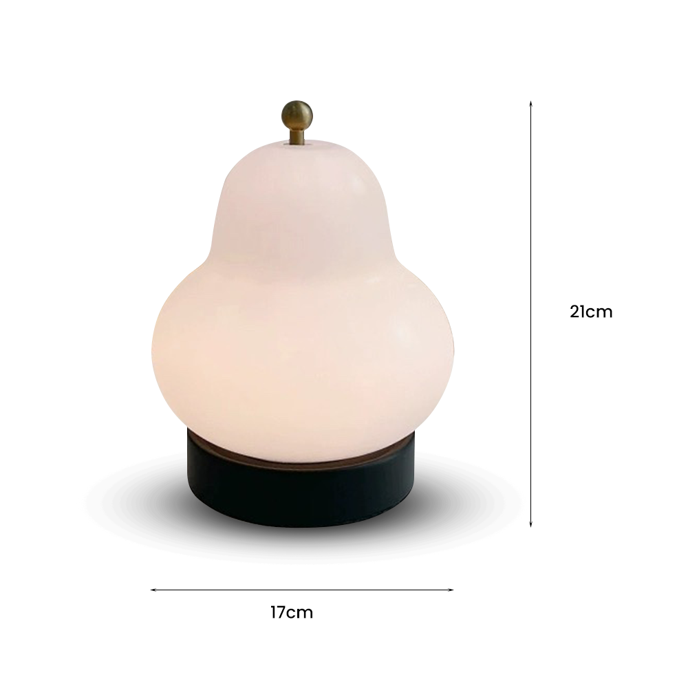 French Cream Pear Touch Portable Table Light - Cueteks