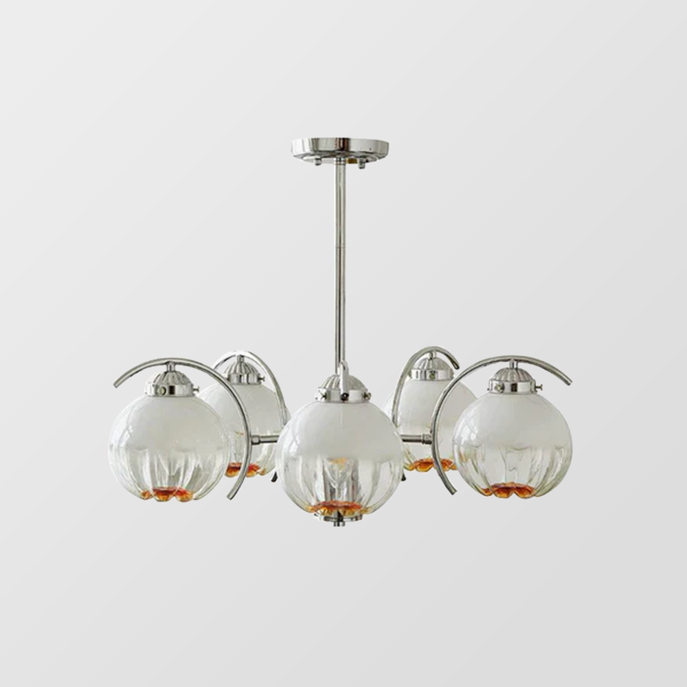 Modern Classic Flower Shape Glass Chandelier - Cueteks