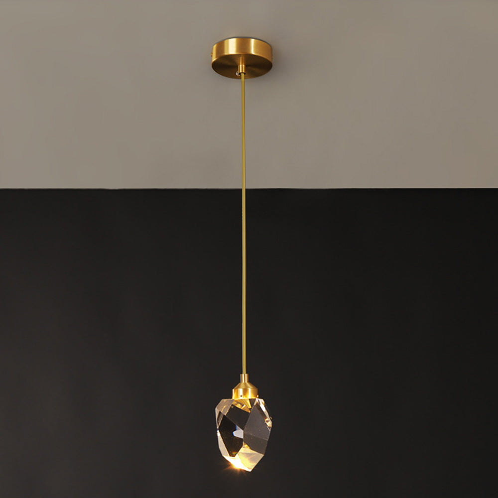 Creative Modern Crystal Gold Raindrop Chandelier - Cueteks
