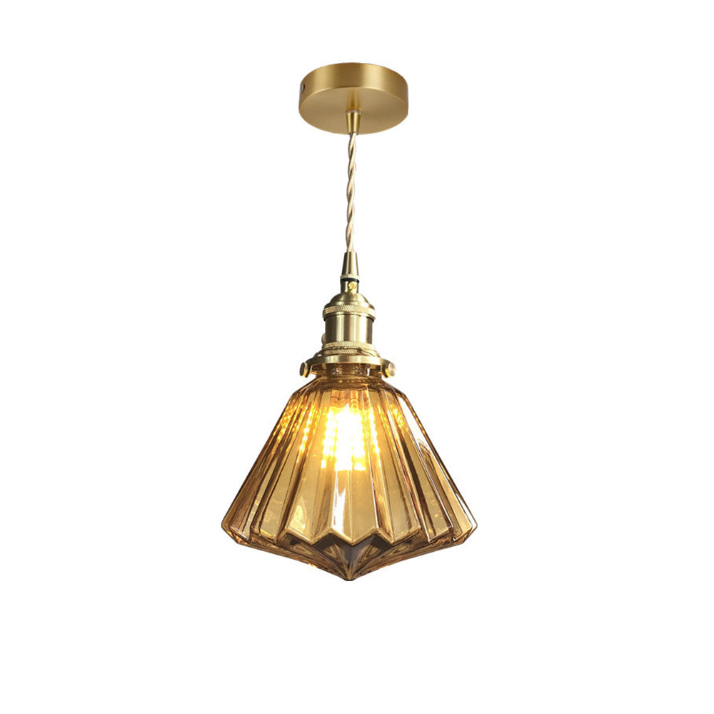 Modern Diamond Glass Pendant Lights - Cueteks