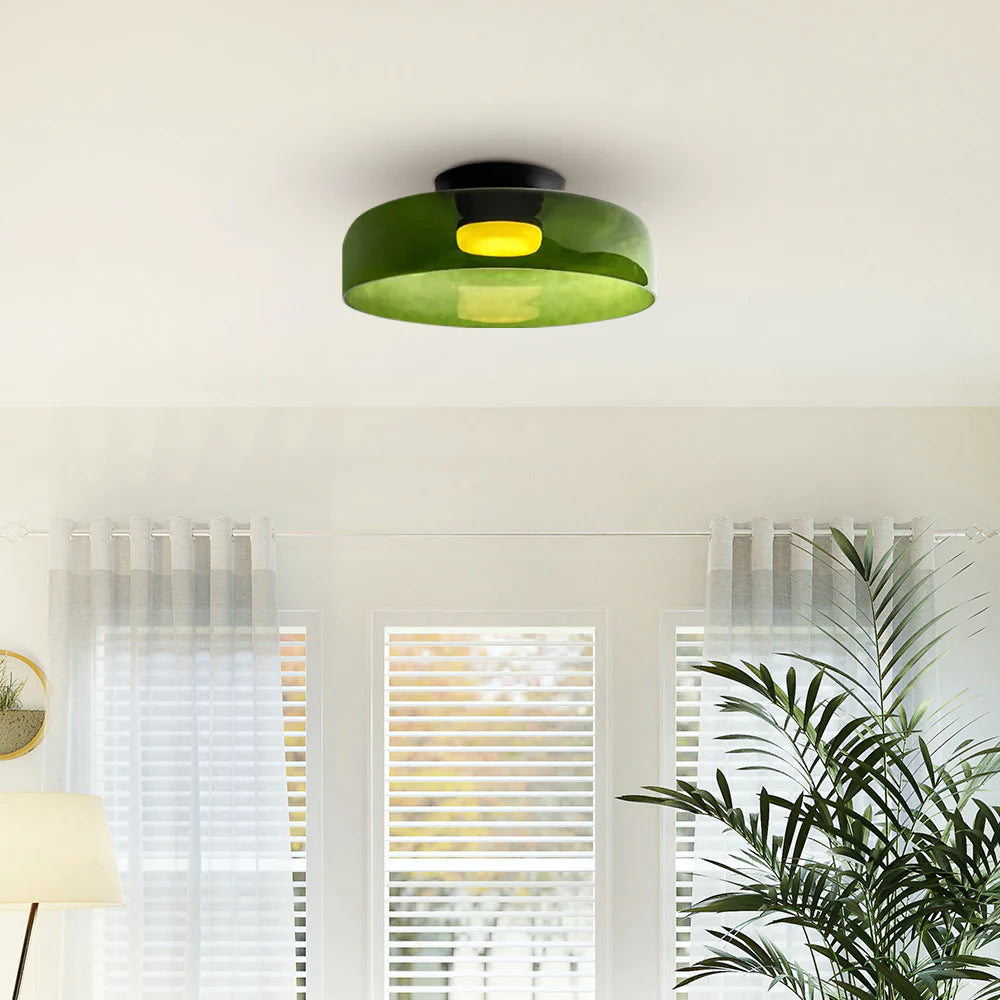 Morandi Modern Simple Creative Glass Flush Mount Ceiling Light - Cueteks