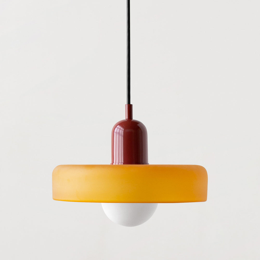 Bauhaus Colorful Glass Pendant Light - Cueteks