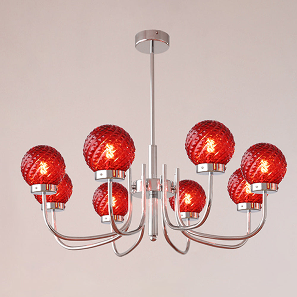 Light Luxury Glass Ball Bedroom Chandeliers - Cueteks