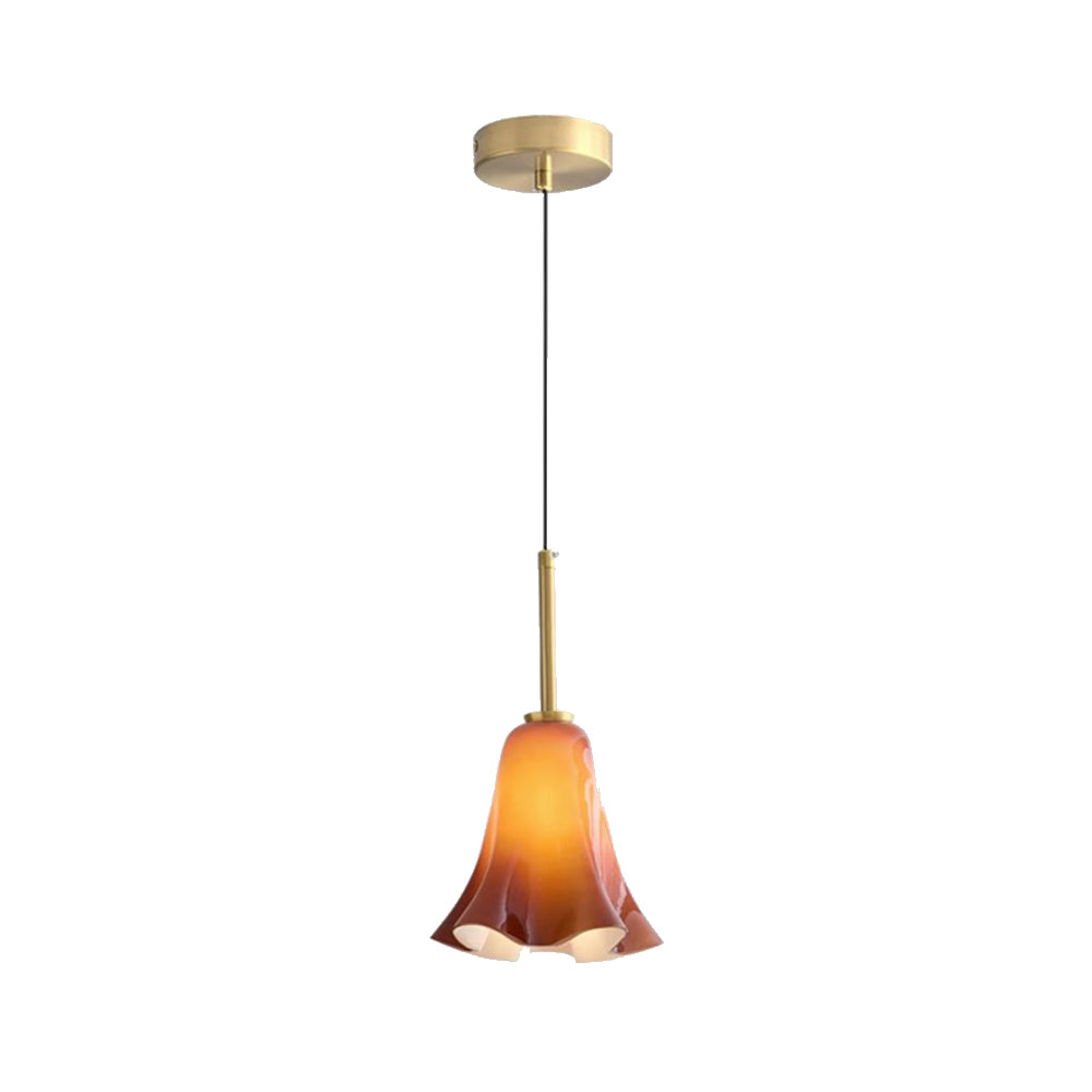 Vintage Glass Pendant Light For Bedroom - Cueteks