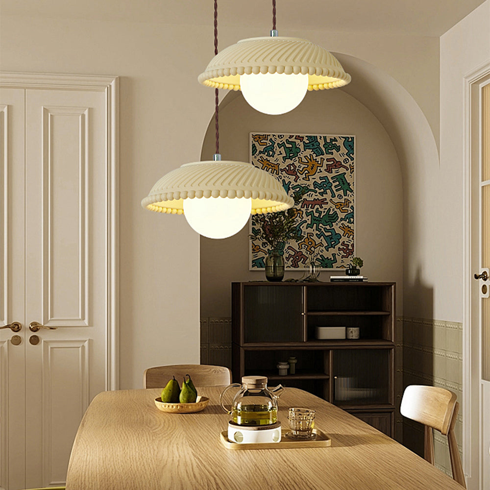 Simple Resin Island Hanging Pendant Light - Cueteks