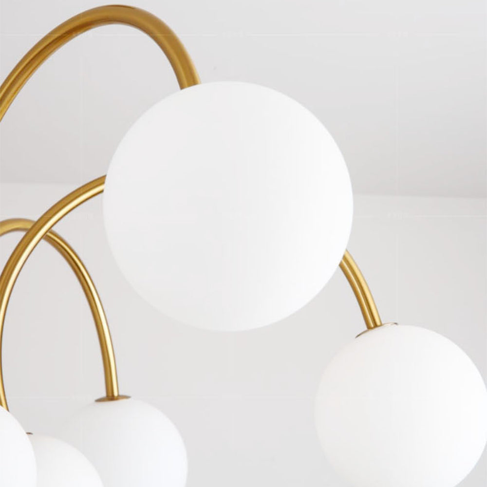 Modern Gold Sputnik Shape Chandelier - Cueteks