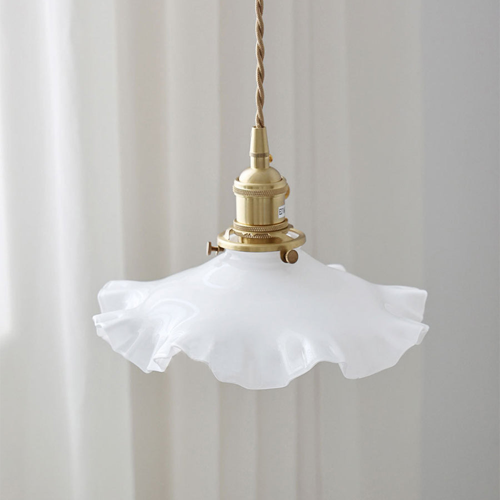 Nordic Kitchen Island Vintage Glass Hanging Light - Cueteks