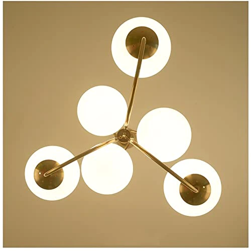 Metal Glass Vintage Chandelier - Cueteks