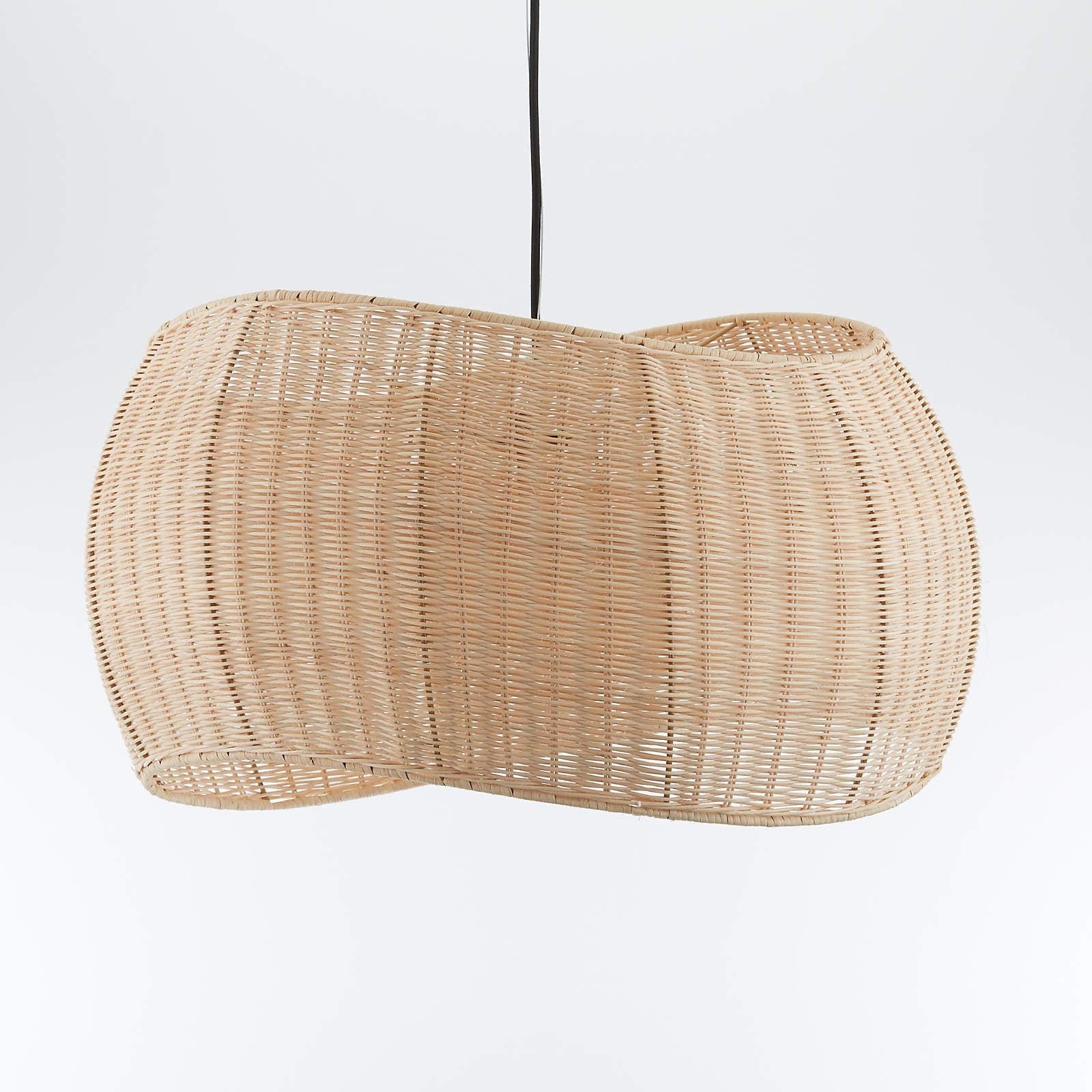 Natural Wicker Hanging Light Rattan Pendant Lampshade - Cueteks