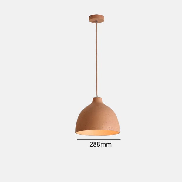 Resin Bowl Pendant Lamp Rustic Pendant Lighting - Cueteks