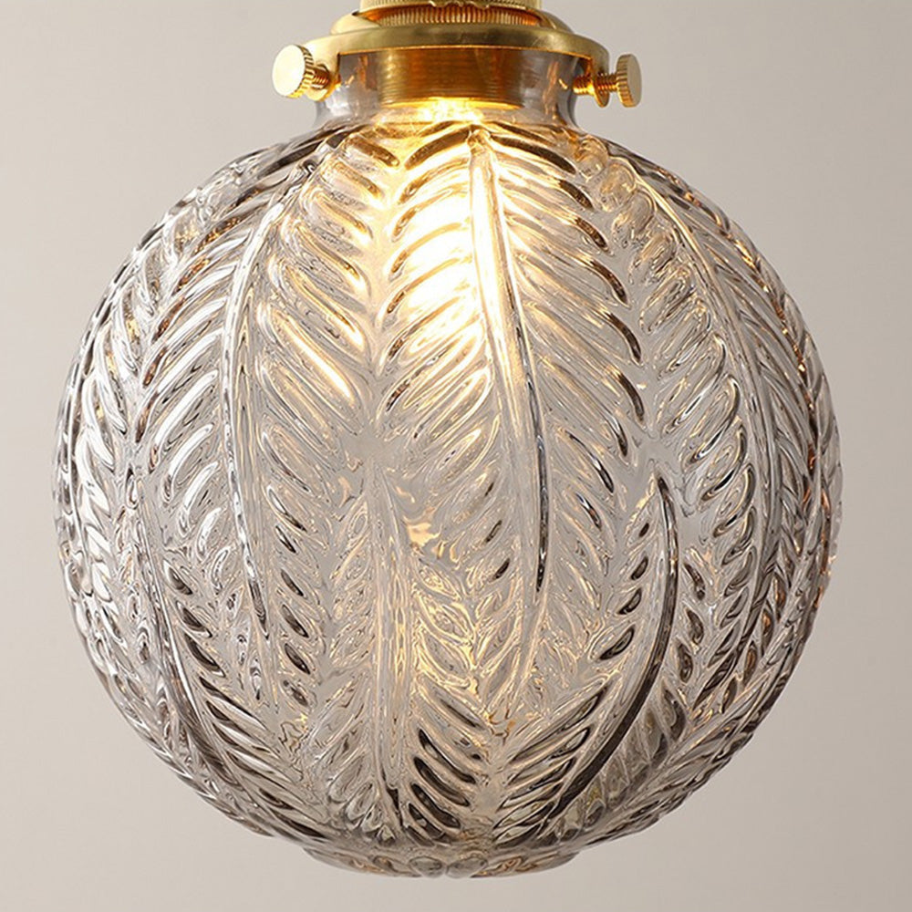 Glass Living Room Small Globe Pendant Light - Cueteks