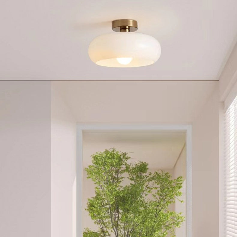 Vintage Round Glass Ceiling Lights - Cueteks
