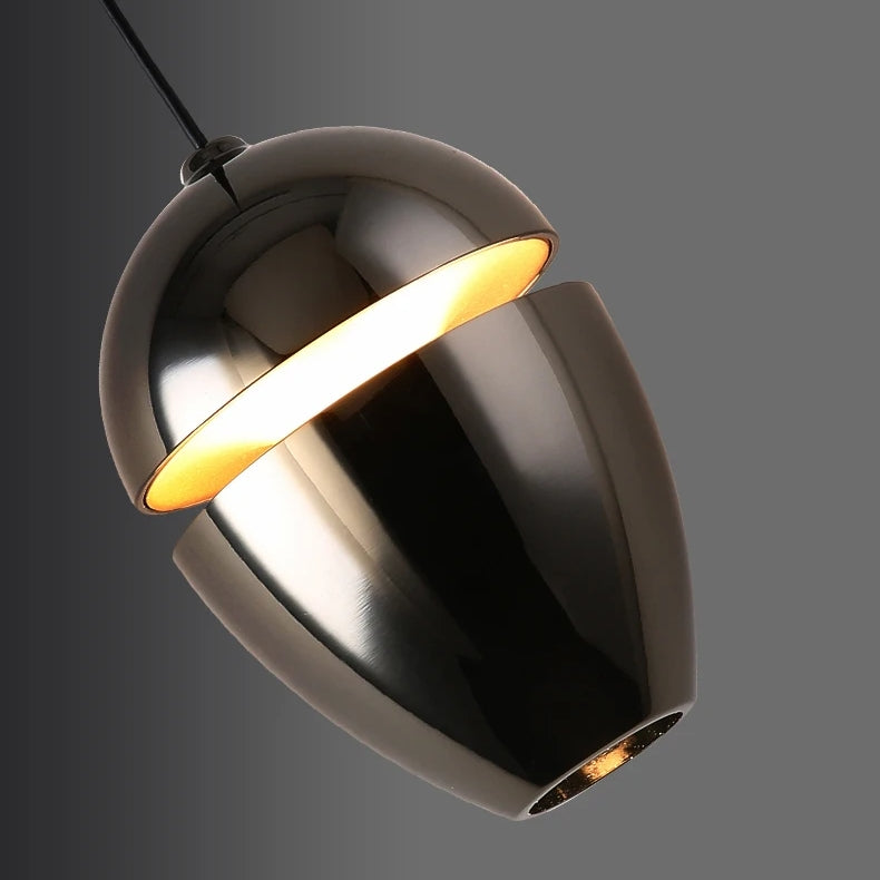 Simple Small 1-Light Bedside Pendant Light for Bedroom - Cueteks