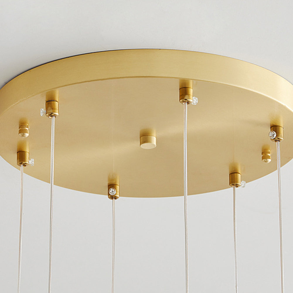 Contemporary LED White Ball Pendant Light - Cueteks