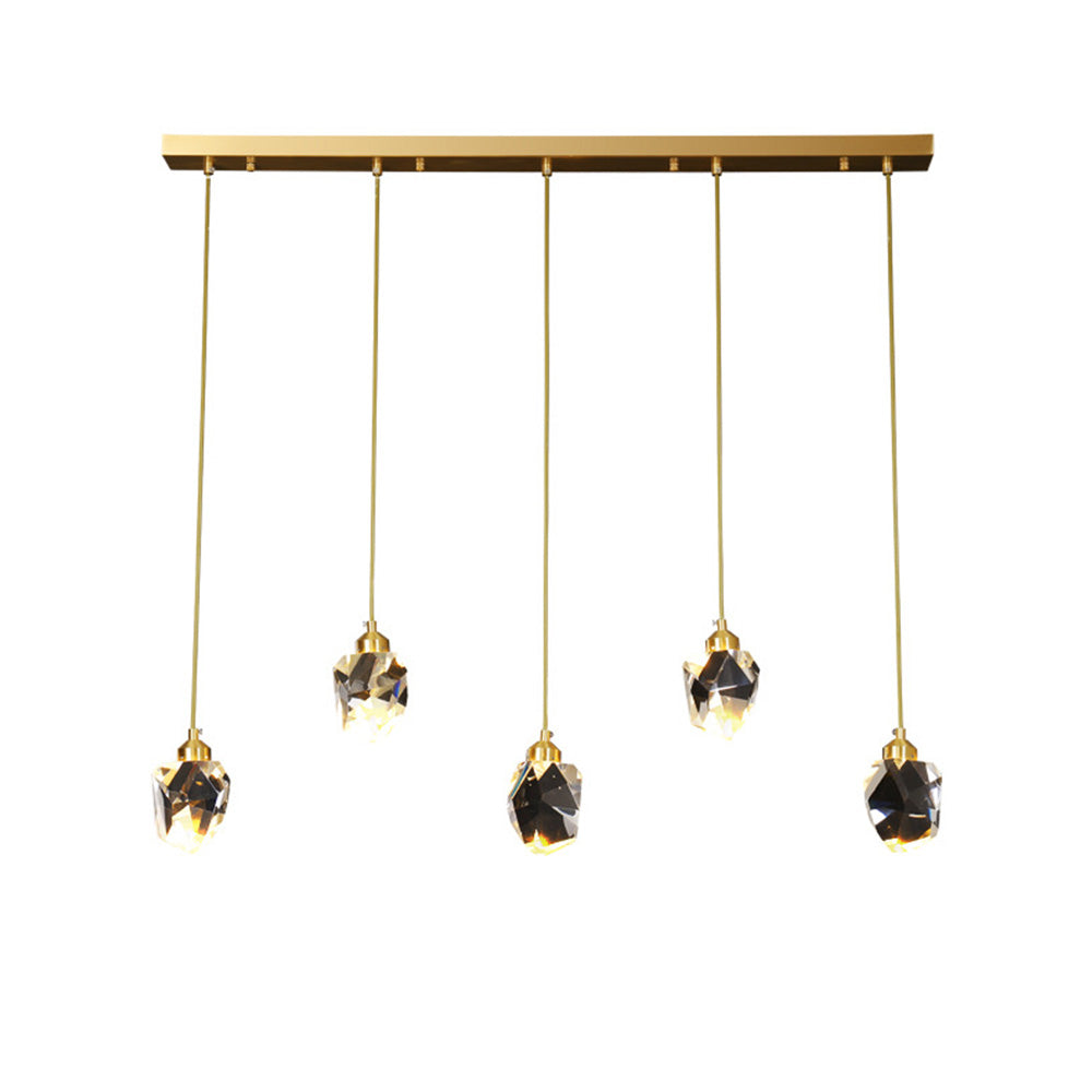 Creative Modern Crystal Gold Raindrop Chandelier - Cueteks