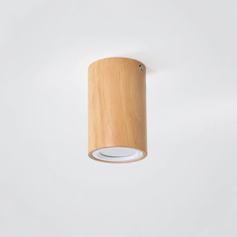 Ozawa Nordische Deckenleuchte Droplight aus Holz für Korridor, Balkon - Cueteks