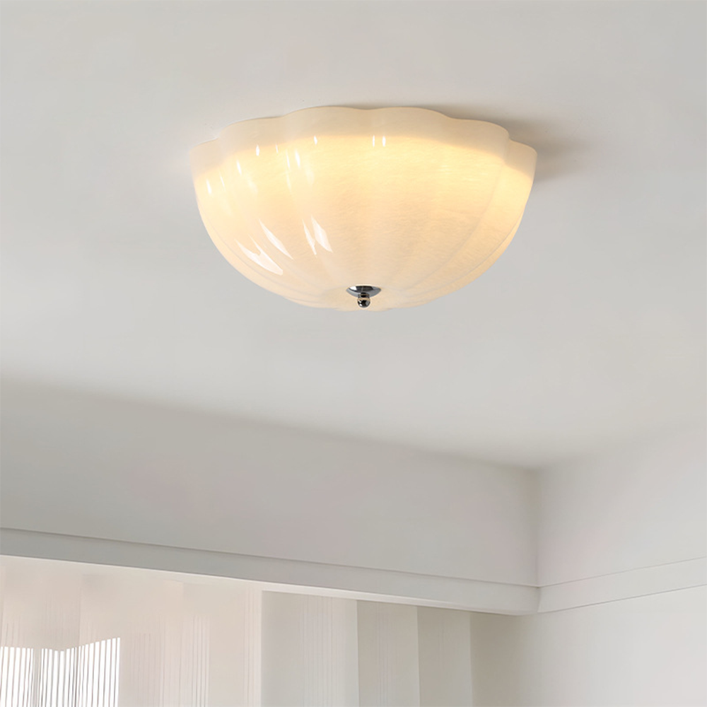 Simple French Retro LED Ceiling Lamp - Cueteks