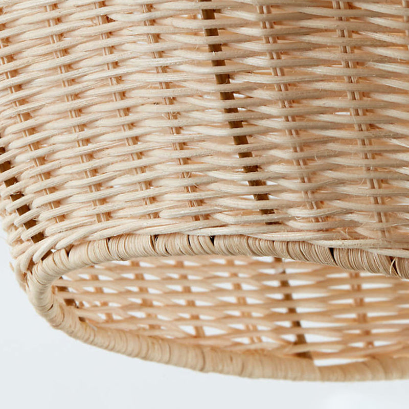 Natural Wicker Hanging Light Rattan Pendant Lampshade - Cueteks