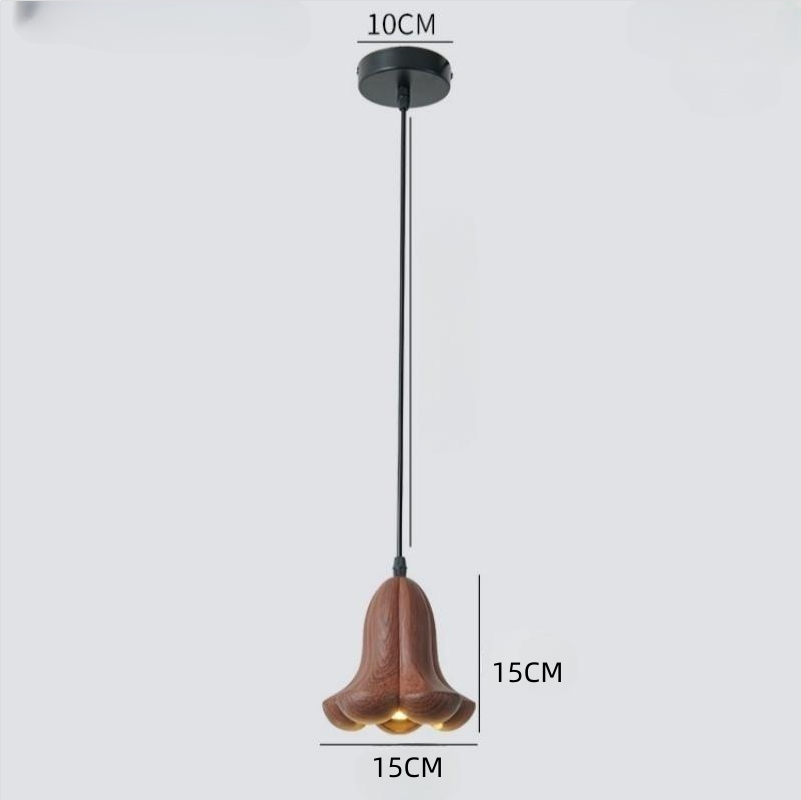 Retro Creative Flower Resin Hanging Light - Cueteks