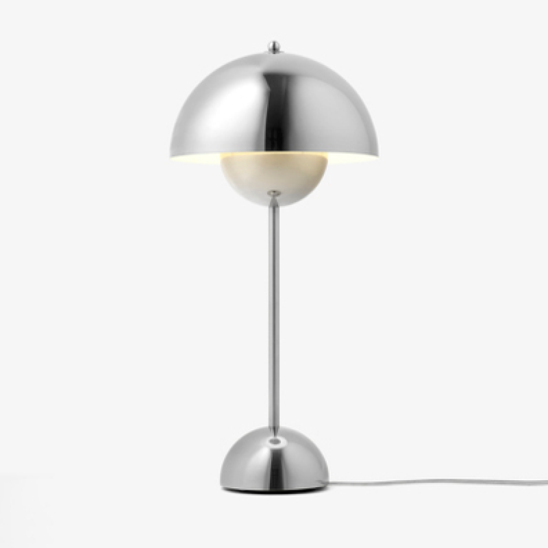 Morandi Mushroom Table Lamp, Rechargeable, Multi Colors, Metal - Cueteks