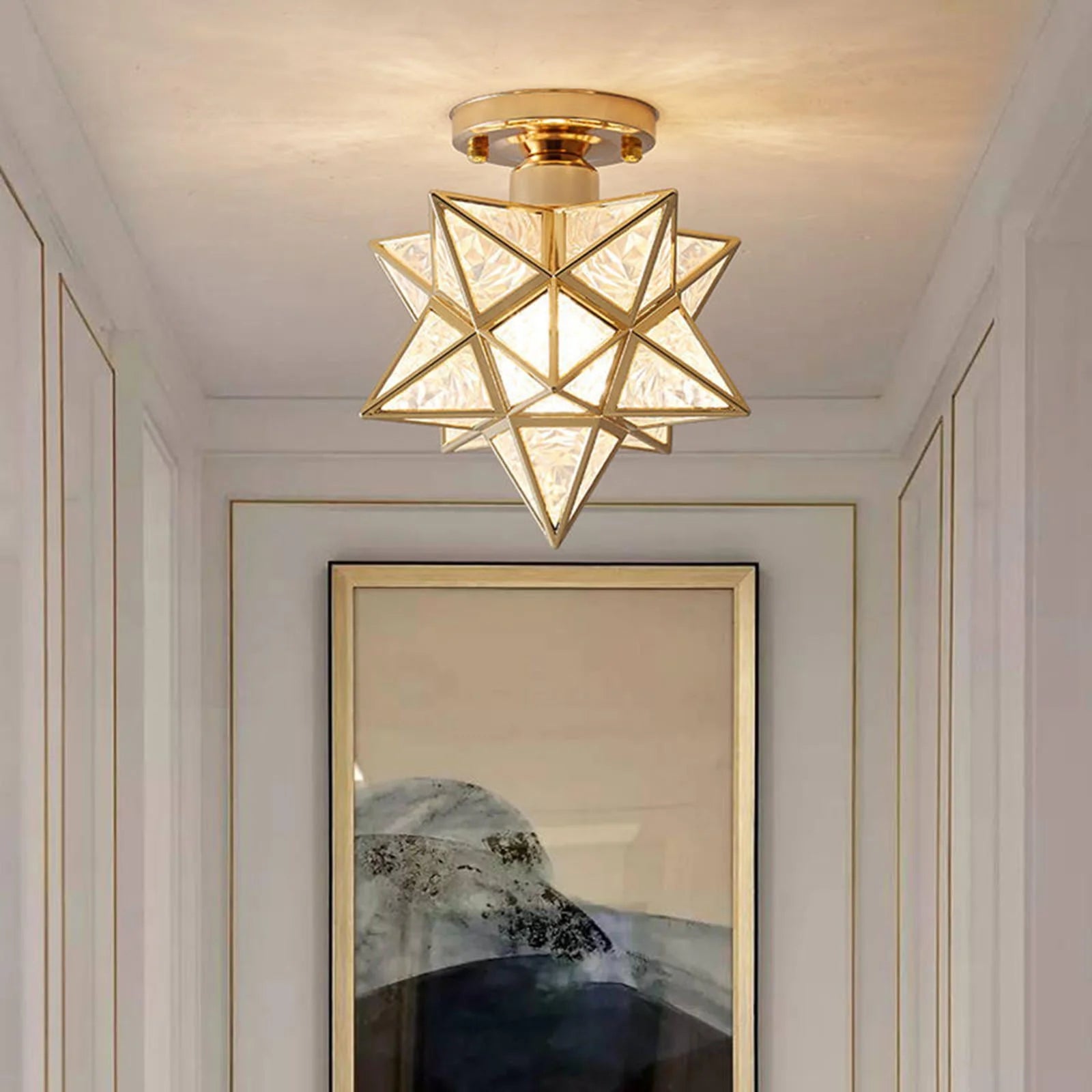 Creative Metal Star Ceiling Light - Cueteks