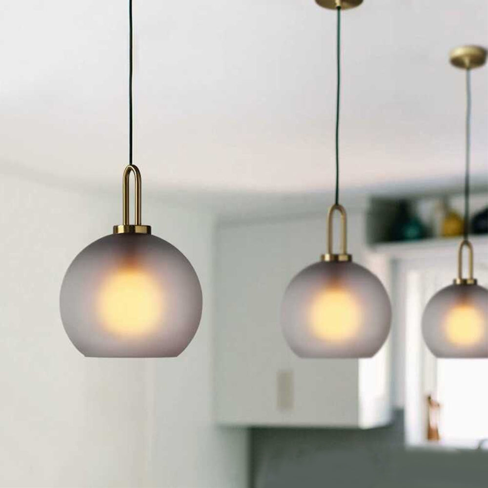 Modern Glass Living Room Pendant Light - Cueteks