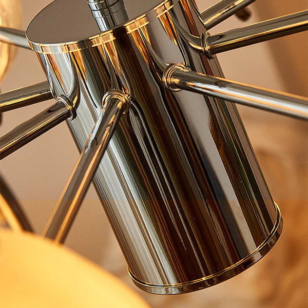 Modern Classic Flower Shape Glass Chandelier - Cueteks