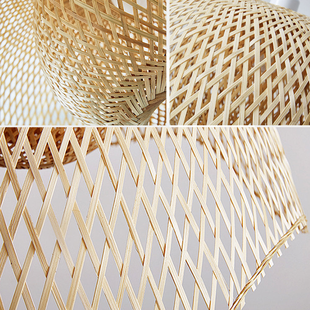 Bamboo Woven Hanging Lighting - Cueteks